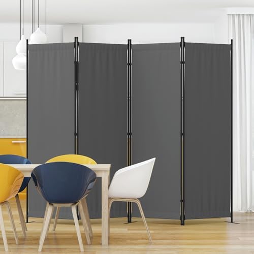Privacy Screen Room Divider 4 Panel as Dressing Screen by Kecreque