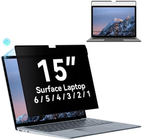 Privacy Filter Compatible with 15 Inch Surface Laptop 6/5/4/3/2/1 by Protescreen