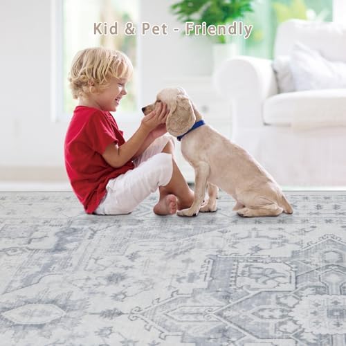 Washable Rugs 6x9 Area Rugs for Living Room,Bedroom,Dining Room,Playroom - Image 5
