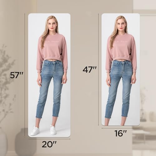 iCAGY Acrylic Full Body Self-Adhesive Shatterproof Mirror - Image 3