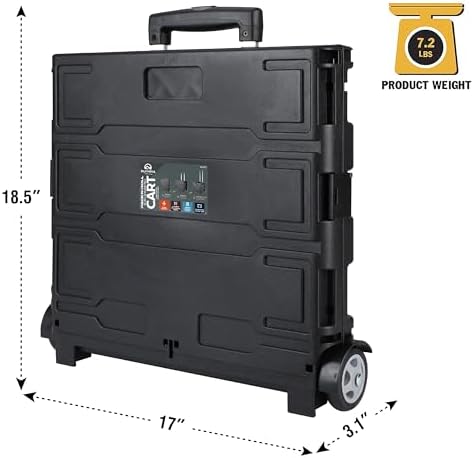 Olympia Tools 85-010 Grand Pack-N-Roll Portable Tools Carrier with Telescopic Handle, 80 Lb. Load Capacity, Black 2025 New Version - Image 2