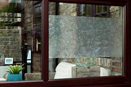 d-c-fix Perennial Damast Self-Adhesive Privacy Glass Window Film 17" x 78" - Image 3