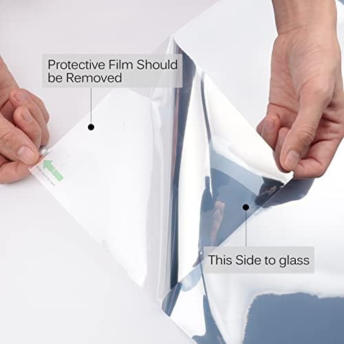 KESPEN Window Privacy Film One Way Static Cling Tint, Black, 31.5InX6.5Ft - Image 7