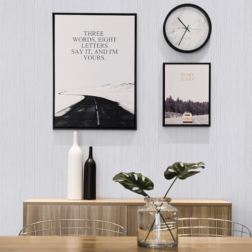 White Grasscloth Peel and Stick Wallpaper Texture Contact Paper A Set of 15.7" X 1200" Self-Adhesive Linen Removable Wallpaper Cabinets Counter Top Liners - Image 3