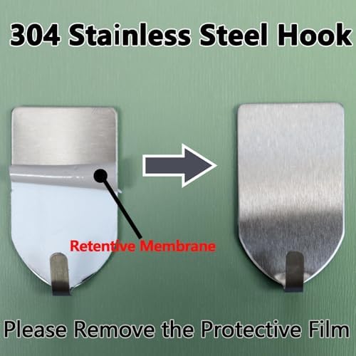 Shatterproof Shower Mirror Fogless for Shaving,(Medium 8x6 Inch) Anti Fog Shaving Mirror Holder NO-Drilling, No Fog Free Waterproof,Small Wall Mounted Bathroom Accessories Camping Hanging Men - Image 2