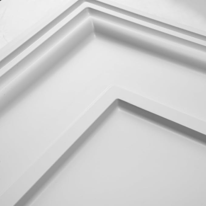 Art3d PVC Ceiling Tiles, 3D Plastic Sheet in White, 2 × 4 ft, 12-Pack | Lightweight, Waterproof, No Sag and Breakage, Compatible with Grid System, Perfect for Basement, Kitchen - Image 9