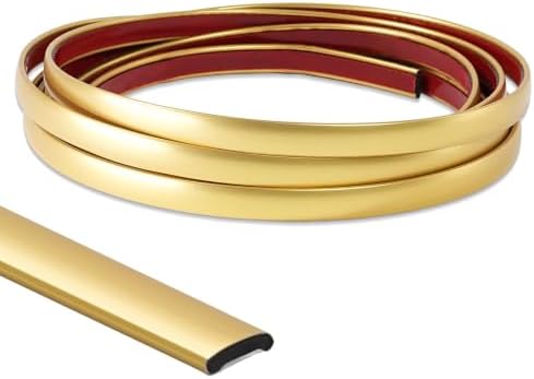 26.2Ft Peel and Stick Wall Molding Trim Gold by JSIWOTH