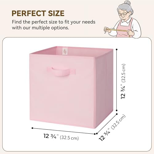 GRANNY SAYS 13x13 Cube Storage Bins, Pink Gradient, 6-Pack - Image 2