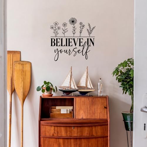 Fumete 9 Pcs Inspirational Vinyl Wall Decals, Peel and Stick, Vibrant - Image 5