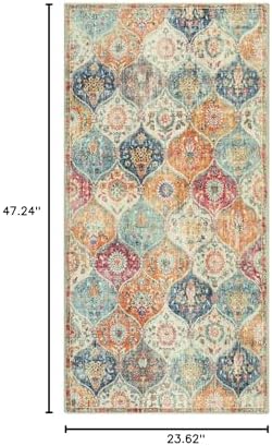 Lahome Moroccan Kitchen Rugs Non Slip Washable, 2x4 Rugs for Entryway - Image 2