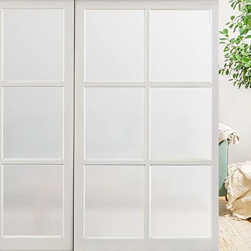 LEMON CLOUD Window Privacy Film, Frosted Glass Window Film, 35.4″ x 157.4″ by LEMONCLOUD