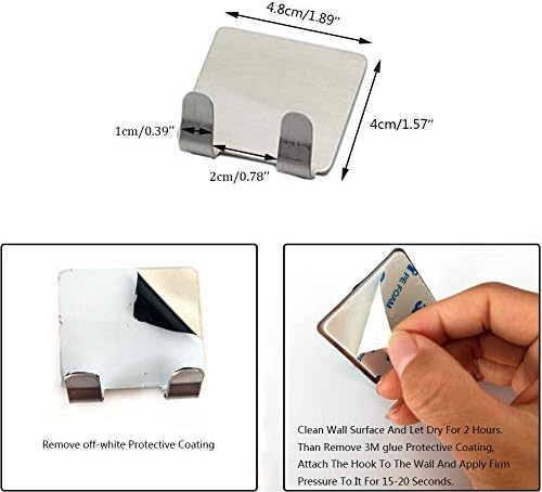 APHUIME Large Fogless Shower Mirror, Anit-Fog Shaving Mirror with Hook - Image 4