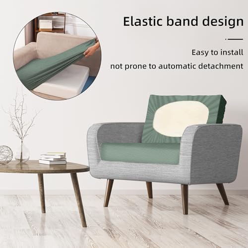 8 Pcs Outdoor Cushion Covers, Patio Sofa Cushion Covers Replacement - Image 6