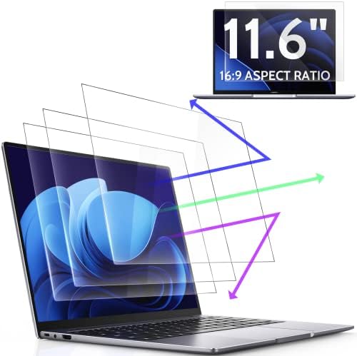 Peslv 3 Pack 11.6 Inch 16:9 Anti Blue Light Screen Protector for Laptop by peslv