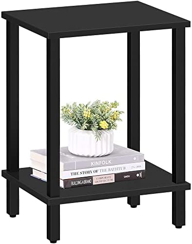 TUTOTAK End Table, Side Table, Nightstand, 2-Tier Storage Shelf by ChoosetutotakFurnitureBuildYourCozyHome