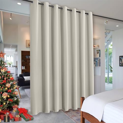 RYB HOME Blackout Curtains Room Divider for Patio Sliding Glass Door Dorm by RYBHOME
