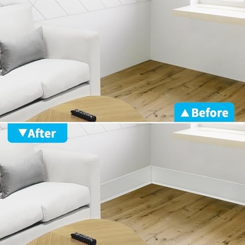 Art3d 20 ft Flexible Peel and Stick Crown Molding Trim, Wall Decor, White - Image 4