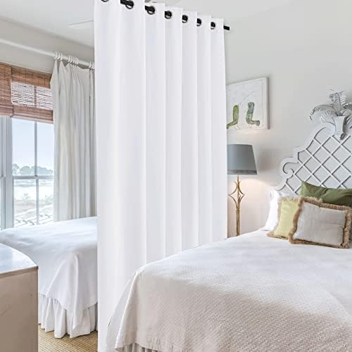 RYB HOME Extra Wide Curtains for Bedroom Closet Office Living Room Divider - Image 4