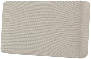 H.VERSAILTEX Super Stretch Individual Seat Cushion Covers Sofa Covers Couch Cushion Covers Slipcover Sets Thick Jacquard Textured Twill Fabric (1 Piece Loveseat Cushion Cover, Island Fossi) by HVERSAILTEX