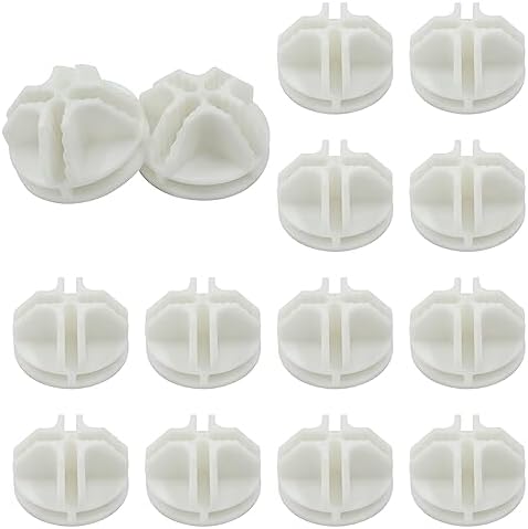 40 Pcs Wire Cube Connectors for Modular Storage Shelving (White) by Kyuionty