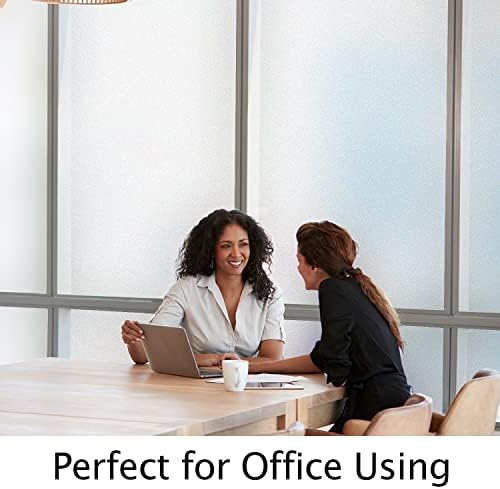 HIDBEA Frosted Glass Window Privacy Film,Static Cling 17.3 in x 13.1 ft - Image 4