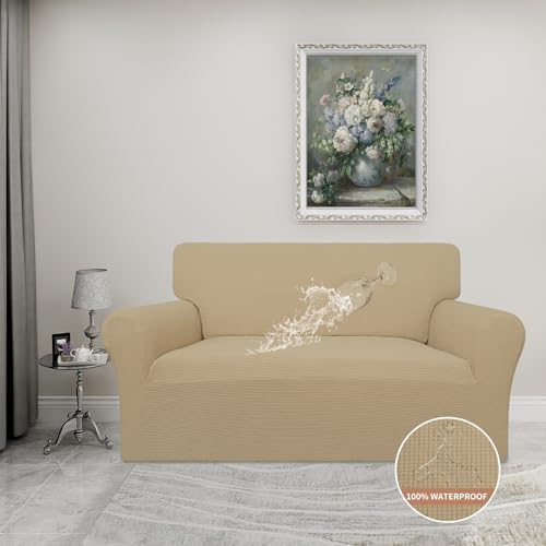 Easy-Going 100% Waterproof Oversized Loveseat Cover, Couch Cover for Sofa - Image 2