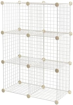 Amazon Basics Cube Wire Grid, 6-Cube, 12 x 12-Inches, White by AmazonBasics