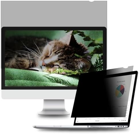 12.5 Inch - 16:9 Aspect Ratio - Laptop Privacy Screen Filter for Widescreen Laptop - Notebook - Anti-Glare - Anti-Scratch Protector Film for Data confidentiality by WELINCOfficeProducts