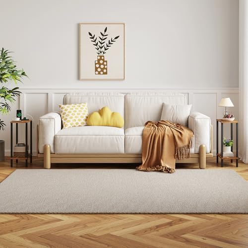 TUTOTAK Narrow Side Table Set of 2, Small End Table for Couch - Image 7