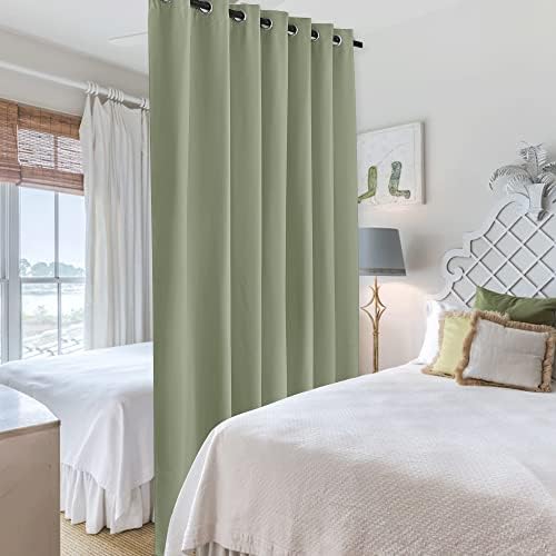 RYB HOME Privacy Curtain for Sliding Glass Door Locker Room Basement Closet - Image 4