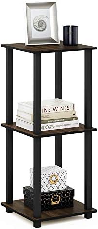Furinno Simplistic Set of 2 Toolless Living Room Table Set, Columbia Walnut - Image 5