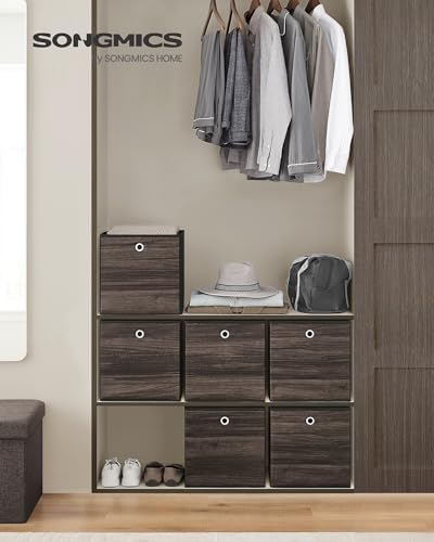 SONGMICS Storage Cubes, Set of 6, 13-Inch Foldable Closet Organizers - Image 2