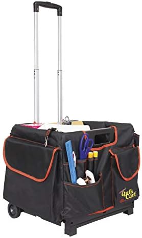 dbest Products Quik Cart Pockets Bundle - 25 Pocket - Black & Red by dbestproductsInc