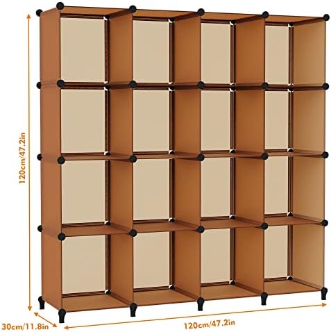 HOMIDEC Cube Storage Organizer, 16-Cube Closet Organizers and Storage - Image 4