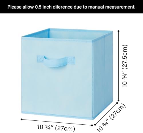 GRANNY SAYS 11x11 Storage Cube Organizers, Pastel Color, 6-Pack - Image 5