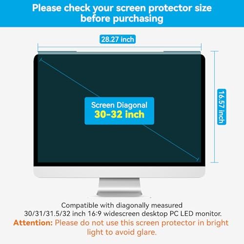 MOSISO Computer Blue Light Blocking Screen Protector Anti-UV Filter Film - Image 2