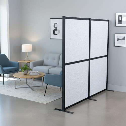 VIVO Light Gray Freestanding 76 x 66 inch Privacy Panel, PP-MWS63B - Image 2