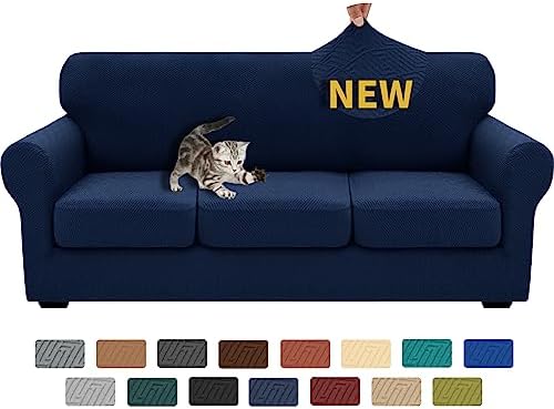 XINEAGE 4-Piece Stretch Sofa Cover, Washable Couch Covers for Dog by XINEAGE