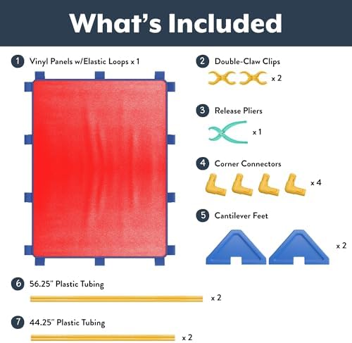 Children's Factory PlayPanel Room Divider 59.5" x 47.5", Red - Image 4