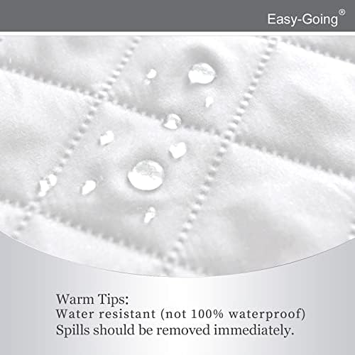 Easy-Going Reversible Couch Cover, Recliner 22 in, White/White - Image 4