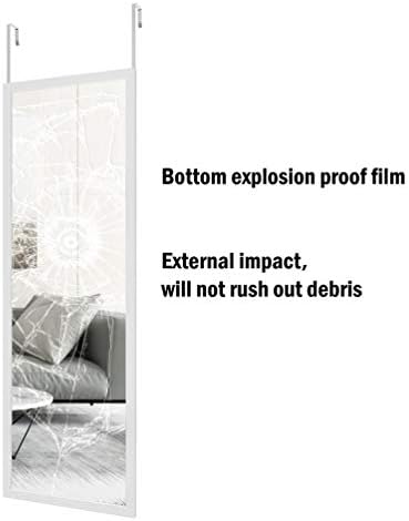 Over The Door Full Length Mirror Wall Mounted Hanging Full Body Length - Image 5