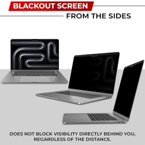SightPro Magnetic Privacy Screen for MacBook Pro 14 Inch (2021-2026, M1-M5, Pro, Max) Patented Removable Laptop Privacy Filter Shield and Protector - Image 4