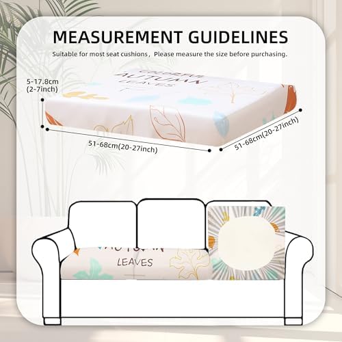 8 Pcs Outdoor Cushion Covers, Patio Sofa Cushion Covers Replacement - Image 2