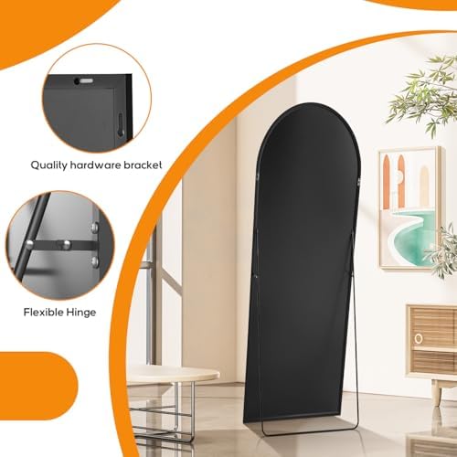 21"x64" Mirror Full Length, Upgraded Body Wall Mirrors - Image 6