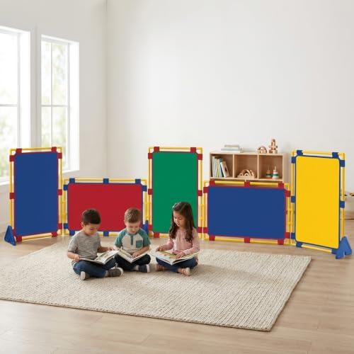 Children's Factory PlayPanel Room Divider 47.5" x 30.5", Rainbow, 5 by ChildrensFactory