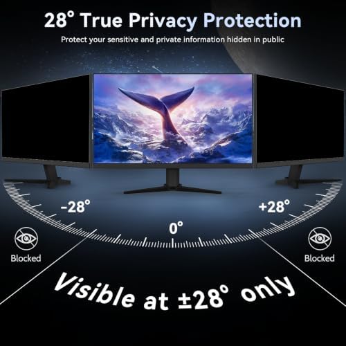 10 Pack 27 Inch Computer Privacy Screen Filter for 16:9 Widescreen Monitor - Image 2