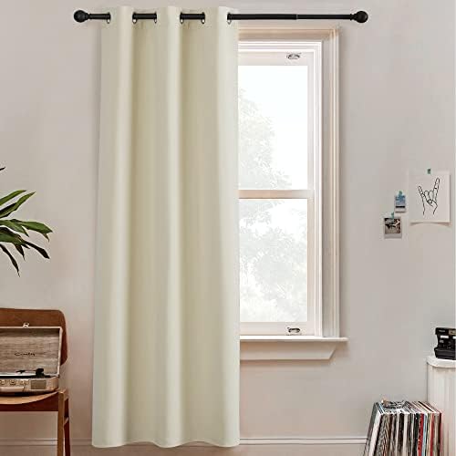 RYB HOME Blackout Curtains 96 inch Long Portable Privacy Screen Partitions by RYBHOME