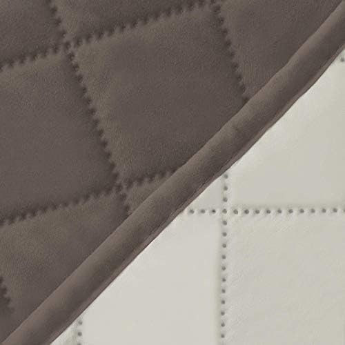 Easy-Going Reversible Couch Cover, 3 Cushion Sofa, X-Large, Taupe/Ivory - Image 6