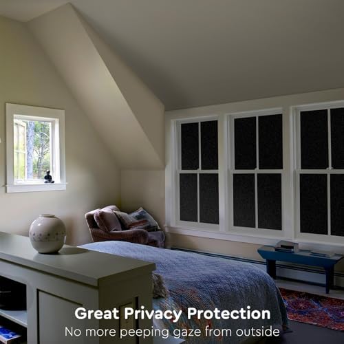 Kromapolis Blackout Window Privacy Film Light Blocking, 23.6'' x 157.4'' - Image 4