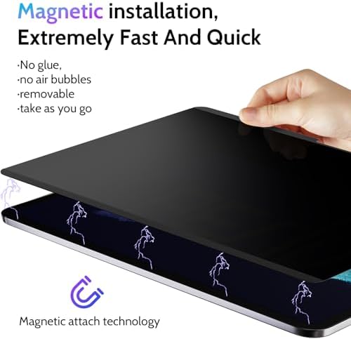 Peslv Magnetic Privacy Screen Protector for iPad Air 11 Inch - Image 2